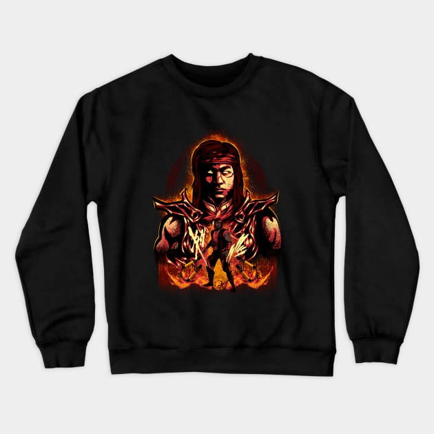 Attack of Liu Kang Crewneck Sweatshirt by HyperTwenty